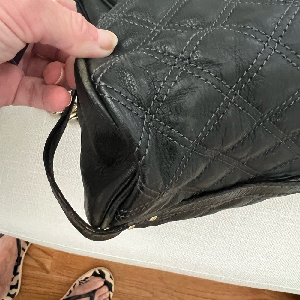 Marc Jacobs Quilted Tote Bag black gold hardware - Picture 13 of 16